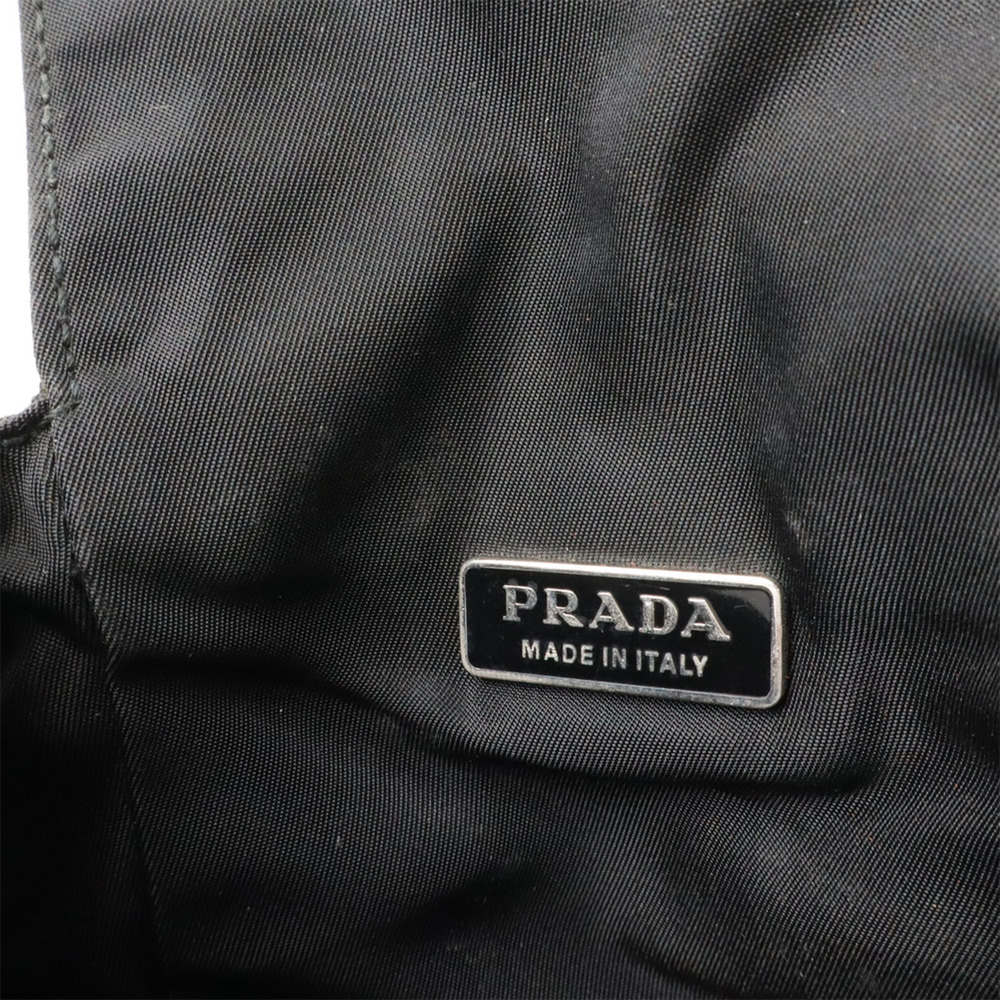 PRADA Leather Pochette Shoulder Bag - Picture 9 of 10